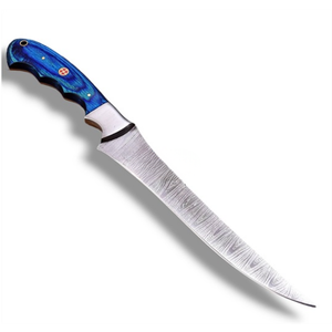 Premium <b>Fish</b> Cleaning <b>Knives</b> with Polished Narrow Blade and Decorative Ergonomic Grip for Restaurant Kitchen Seafood Preparation - Product Image 3
