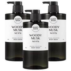 Happy Bath Collezione Originale Bagnoschiuma Profumato al Muschio Legnoso 910g Confezione da 3 Sconto Speciale per la Pulizia del Corpo - Product Image 1