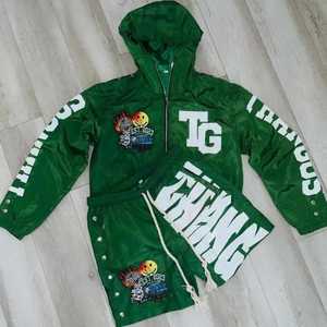 Ensemble de survêtement décontracté 2 pièces pour homme 2026 – 100 % coton respirant, écologique, avec sweat à capuche imprimé et pantalon de jogging pour l'hiver - Product Image 3