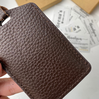 Étiquette de bagage personnalisée imprimée UV, en PU, flexible et pliable, pour valise