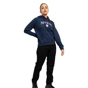 Sweat à capuche surdimensionné moutarde pour femmes nouveau Design de haute qualité 100% coton polaire personnalisé vêtements de sport grande taille pour l'hiver - Product Image 1