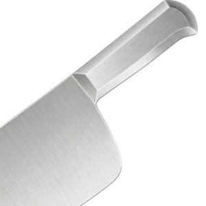 Cuchillos de Cocina Silver Cleaver con Hoja Rectangular Ancha y Mango Plateado a Juego para Cortar Carne y Picar Verduras - Product Image 5