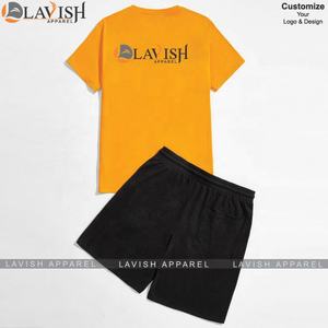 Ensemble de shorts de jogging en coton pour hommes de haute qualité Design personnalisable et impression de Logo Écologique Plus Size Tarif de gros pour l'été - Product Image 2