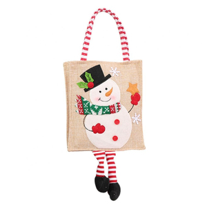 Sac fourre-tout de Noël personnalisé de qualité supérieure Article en soie personnalisé Style motif lettre Promotion IND - Product Image 1