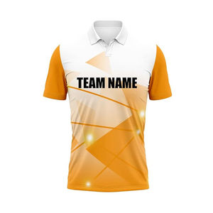 Ensemble d'uniformes de cricket sur mesure les plus vendus, impression du logo et du nom de l'équipe, maillots de cricket pour garçons, tissu respirant 100% polyester - Product Image 2