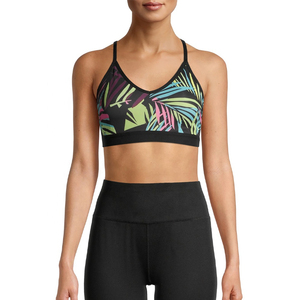 Soutien-gorge de sport d'été pour femme de haute qualité fabriqué au Pakistan, respirant, à bonnets triangulaires, pour la gym et l'entraînement, avec logo tissé - Product Image 1