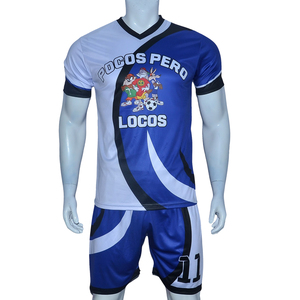 Conjunto de Uniforme de Fútbol Personalizado de Primera Calidad, Transpirable y de Secado Rápido para Hombres, Niños y Equipos, Tela de Poliéster Ligera - Product Image 1