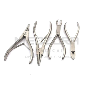 Professional Stainless Steel Body Piercing Kit <b>Precision</b> Grip Ring Opening & Closing Forceps Manual Piercing <b>Tools</b> Set - Product Image 3