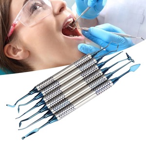 BAFA SURGICAL INSTRUMENTS Juego de 6 Espátulas Profesionales para Resina Compuesta Dental, Herramienta de Restauración con Agarre Ergonómico - Product Image 4