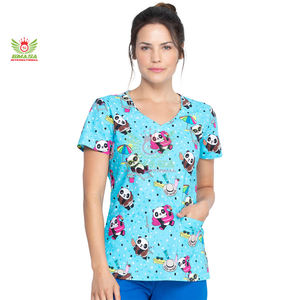Conjunto de Uniforme Médico Barato para Enfermeras y Esteticistas: Blusa y Pantalón para Mujer y Hombre, Traje de Trabajo para Doctoras - Product Image 3