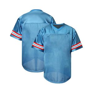 Maillot de football américain personnalisable 100% polyester à séchage rapide avec logo frontal, service OEM disponible - Product Image 5