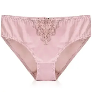<b>Women's</b> Adults Seamless 100% Cotton Low-Rise Solid Knitted Breathable Quick Dry Eco-Friendly Hipster <b>Briefs</b> Comfort Invisible - Product Image 1