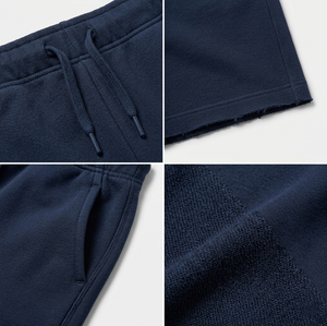 Shorts décontractés en coton pour hommes, taille élastique avec cordon de serrage, légers et confortables, pour l'été et le quotidien - Product Image 6
