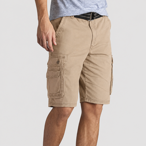 Pantalones Cortos Cargo de Algodón 100% Personalizados para Hombre, Casuales, Lisos, Teñidos, Transpirables, Ligeros, con Cordón en la Cintura - Product Image 4