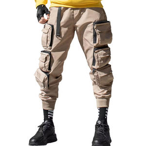 Pantalon cargo techwear pour homme, multi-poches, streetwear tactique, joggers kaki, style urbain hip hop cyberpunk, pantalon harem de haute qualité - Product Image 1