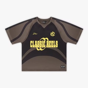 เสื้อฟุตบอลแบบสั่งทำพิเศษ ผ้าโพลีเอสเตอร์ 100% ทอแบบไร้แขน คอกลม ตาข่าย ปักลายปะแบบพิเศษ ดีไซน์ทีมย้อนยุค - Product Image 4