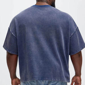 Heavyweight Streetwear Plus Size Men's <b>Tshirts</b> with logo Custom logo Printed - Product Image 5