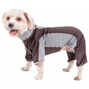 Abbigliamento per Animali Domestici Bicolore Attivo per Riscaldamento Completo, Tessuto Performance Felpato Elasticizzato in 4 Direzioni - Product Image 1