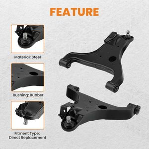 2004-2005 Nissan Armada Titan 2015 Models Front Lower Control Arm Set W/Ball Joints - Product Image 2