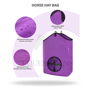Bolsa de Heno para Caballos de Nailon, Bolsa de Alimentación Ecuestre Personalizada para Transporte en Establos y Uso Diario - Product Image 2