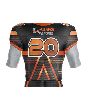 Premium American Football Teamwear Uniform Custom Logo Color 100% Polyester Moisture Wicking Sportswear Factory Pakistan - Product Image 2