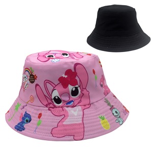 Chapeaux Bob Enfant <span class=keywords><strong>Pas</strong></span> Chers Motif Dessin Animé Stitch, Chapeaux Bob Camouflage Tendance pour Garçons, Chapeaux Bob <span class=keywords><strong>de</strong></span> Noël pour Filles - Product Image 5