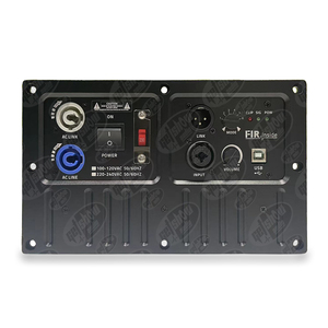Getshow Professional FIR DSP 2400W 96KHZ Active <b>Speaker</b> <b>Amplifier</b> Module with XLR Input USB Control - Product Image 5