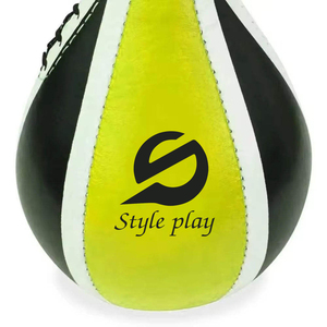 Ballon de vitesse de boxe personnalisable avec revêtement en cuir et remplissage sable/eau, taille sur mesure pour l'entraînement sportif - Product Image 4
