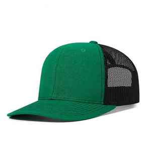 Gorra de béisbol personalizada de 5 paneles para hombre, ajustable, con diseño rasgado, para deportes al aire libre, viajes, a cuadros, de malla, con espuma, estilo camionero. - Product Image 1