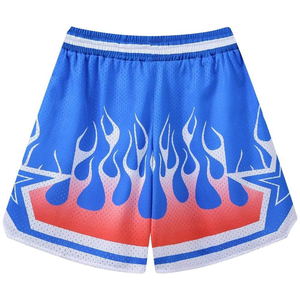 Shorts de basketball pour hommes de haute qualité, décontractés, couleur unie, légers, anti-plis, taille élastique, service OEM, prix de gros - Product Image 2