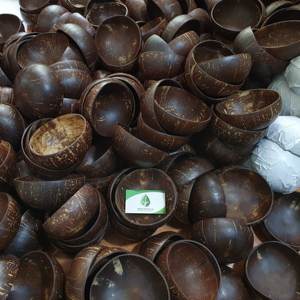 Cuencos de cáscara de coco desechables ecológicos de alta calidad con patrón de logotipo personalizado pulido para el mercado de Alemania - Product Image 6