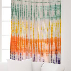 Rideau imprimé tie-dye coloré en coton doux, décoration de fenêtre pour appartement et villa, vente en gros Inde - Product Image 4