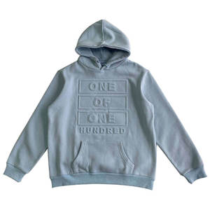 Nouvel arrivage : Hoodies gaufrés à séchage rapide, design OEM personnalisé, coupe ajustée, basiques, en mélange de coton, en vente - Product Image 1