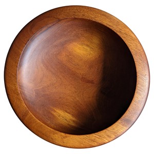 กระถางชามไม้สักมือหันสีน้ำตาลธรรมชาติ - Product Image 3