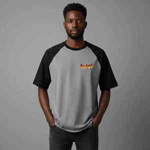 Camiseta Oversize de Algodón Orgánico 100% de Estilo Urbano para Hombre, Tallas Grandes, con Estampado de Logotipo Personalizado, Diseño Liso - Product Image 3