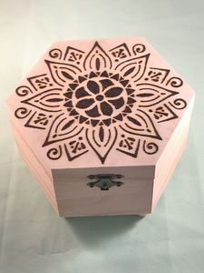 Luxury Hand Painted <b>Wooden</b> Jewelry Box Antique Style Decorative Storage Case Handmade Gift Box with Custom Design - Product Image 5