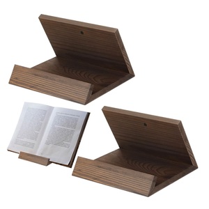Support de livre de recettes en bois de qualité supérieure pour comptoir de cuisine, support ergonomique pour livre de bureau, support portable pour tablette et affichage de recettes - Product Image 5