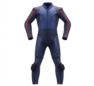 Combinaison de moto en cuir sur mesure de qualité supérieure MotoCP Racing 1 pièce, équipement de conduite avec bosse niveau 2 CE, fabriquée sur mesure - Product Image 1