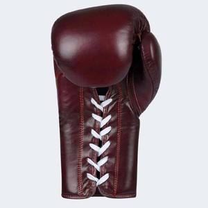 Guantes de Boxeo de Cuero con Cierre de Cordones para Adultos, Equipo de Entrenamiento de Artes Marciales - Product Image 3