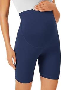 Shorts de yoga pour femmes enceintes, extensibles et confortables, sans coutures, personnalisables, services OEM, best-sellers - Product Image 5