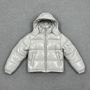 Vestes matelassées d'hiver imperméables de haute qualité pour hommes, grandes tailles, style de luxe, fermeture à boutons, vente en gros d'usine - Product Image 5