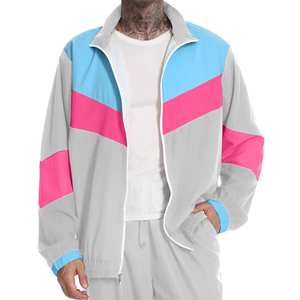 Survêtement unisexe d'été avec poches zippées, sweat à capuche zippé intégral, ensemble 2 pièces respirant et à séchage rapide pour la course, le jogging, le sport et les loisirs - Product Image 1