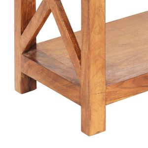 Estantería de Madera Maciza de Acacia con Acabado Color Miel, Tamaño Mediano, Librerías Elegantes - Product Image 6