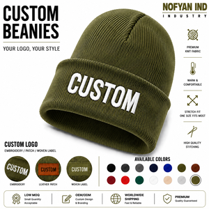 Fabricante de Gorros de Invierno Personalizados de Primera Calidad, Gorro de Punto al por Mayor, OEM, ODM, Marca Privada, Proveedor Directo de Fábrica, Fabricante de Gorros - Product Image 1