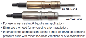 Spring Loaded Heavy-Duty Pneumatic/Air Powered Cylindrical Body Temporary Fasteners for Installation & Removal - Product Image 3