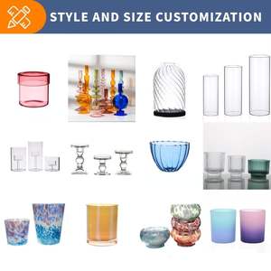 Bắc Âu Glass Taper <span class=keywords><strong>Candle</strong></span> Holders Phòng Trang Trí Nội Thất Khách Lãng Mạn Nến Chủ Đám Cưới Sinh Nhật Bữa Ăn Tối Trang Trí - Product Image 5