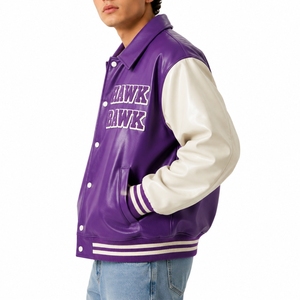 Veste universitaire personnalisée pour homme, style contrasté, confortable, pour tous les jours, style universitaire moderne, tendance inspirée, veste universitaire d'extérieur - Product Image 3