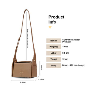 Mini Bolso Bandolera de Piel Sintética para Teléfono, Correa Ajustable, Cierre Magnético - Product Image 3