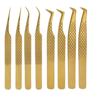 Pinzas Aplicadoras de Pestañas High Beauty, Herramienta Profesional para Colocación de Pestañas, Punta Dentada Duradera de Acero Inoxidable, Accesorio de Belleza - Product Image 3