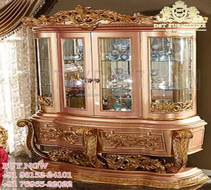 Juego de Muebles de Comedor de Madera de Teca Tallada a Mano de Lujo, Diseño Moderno, Tamaño Personalizable, Duradero - Product Image 5